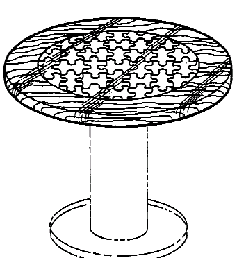 Figure 1. Example of a design for a table top.
