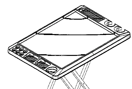 Figure 1. Example of a design for a rectangular work table.   
