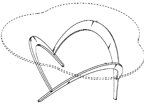 Figure 1. Example of a design for a furniture table base.
