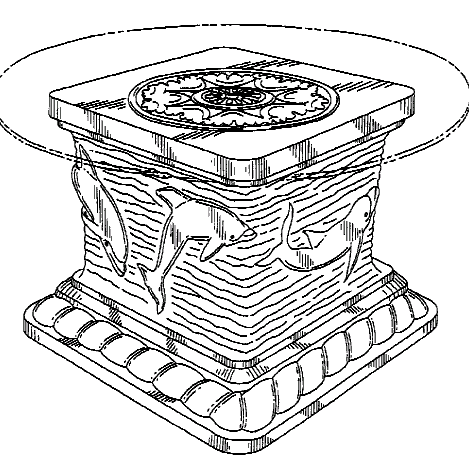 Figure 1. Example of a design for an animate table stand.
