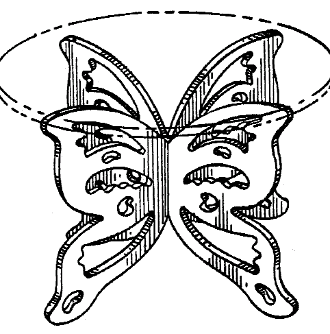 Figure 2. Example of a design for an animate table top support.   
