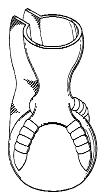 Figure 1. Example of a design for a ball and claw foot.   
