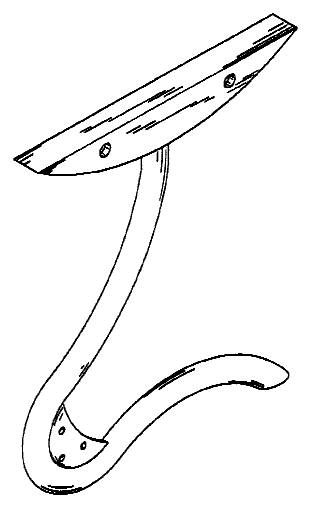 Figure 1. Example of a design for a tubular leg for a desk.
