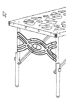 Figure 2. Example of a design for a curved endplate.   
