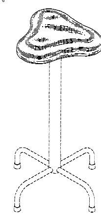 Figure 1. Example of a design for a stool seat.
