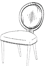 Figure 1. Example of a design for a chair backrest.   
