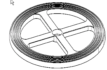 Figure 1. Example of a design for a chair foot ring.
