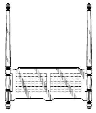 Figure 1. Example of a design for a footboard.
