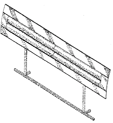 Figure 1. Example of a design for a tufted headboard.
