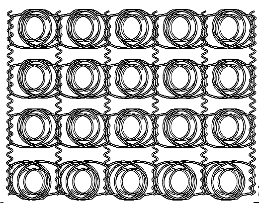 Figure 1. Example of a design for a mattress innerspring.
