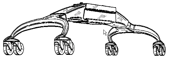 Figure 1. Example of a design for a bed support.   
