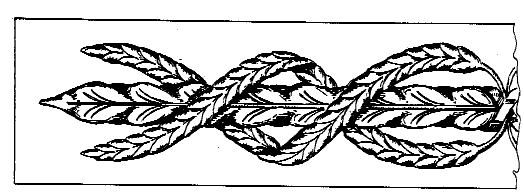 Figure 2. Example of a design for a plant-like bed ornament.   
