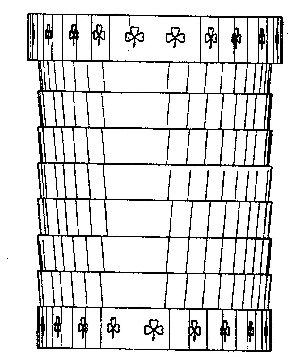 Example of a design for a collapsible drinking vessel.
