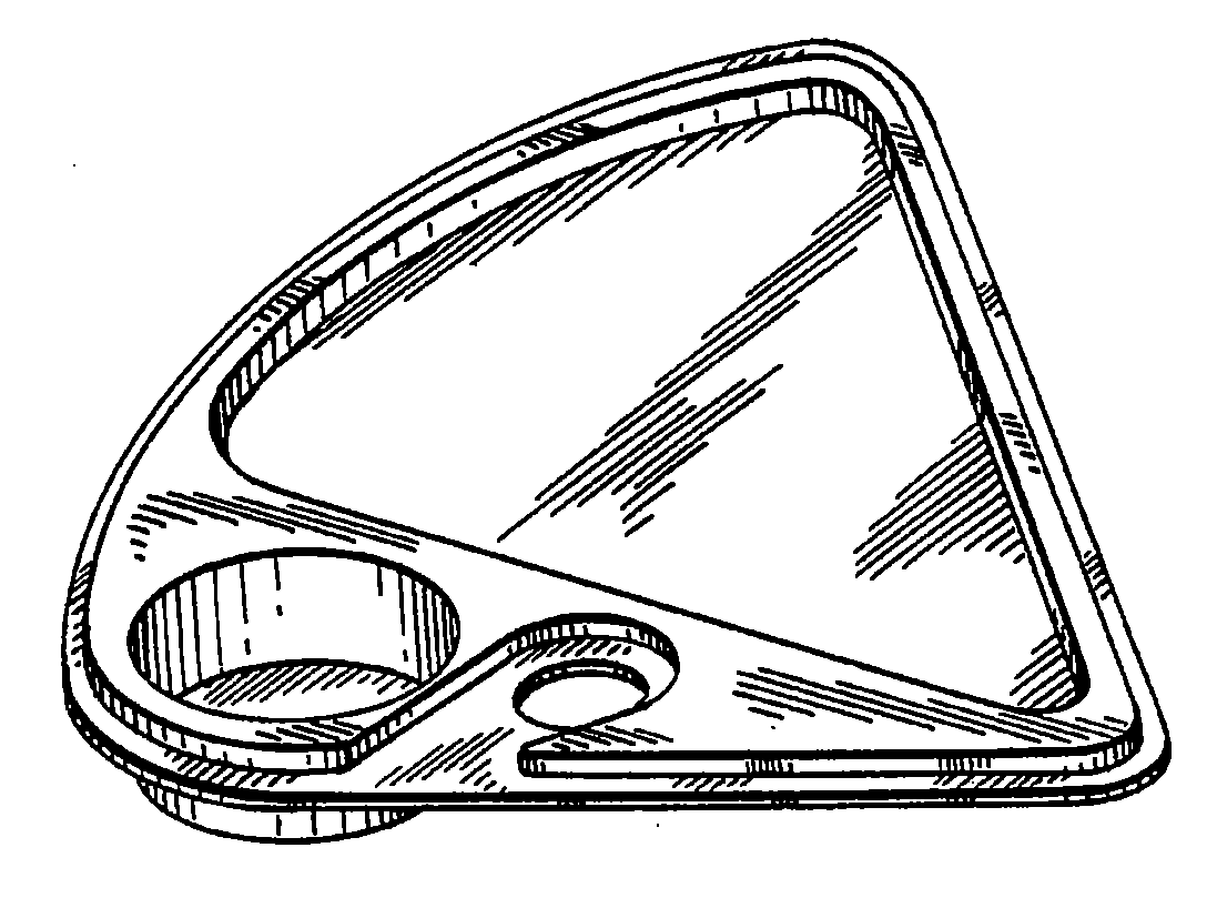 Example of a design for a compartmented tray. 
