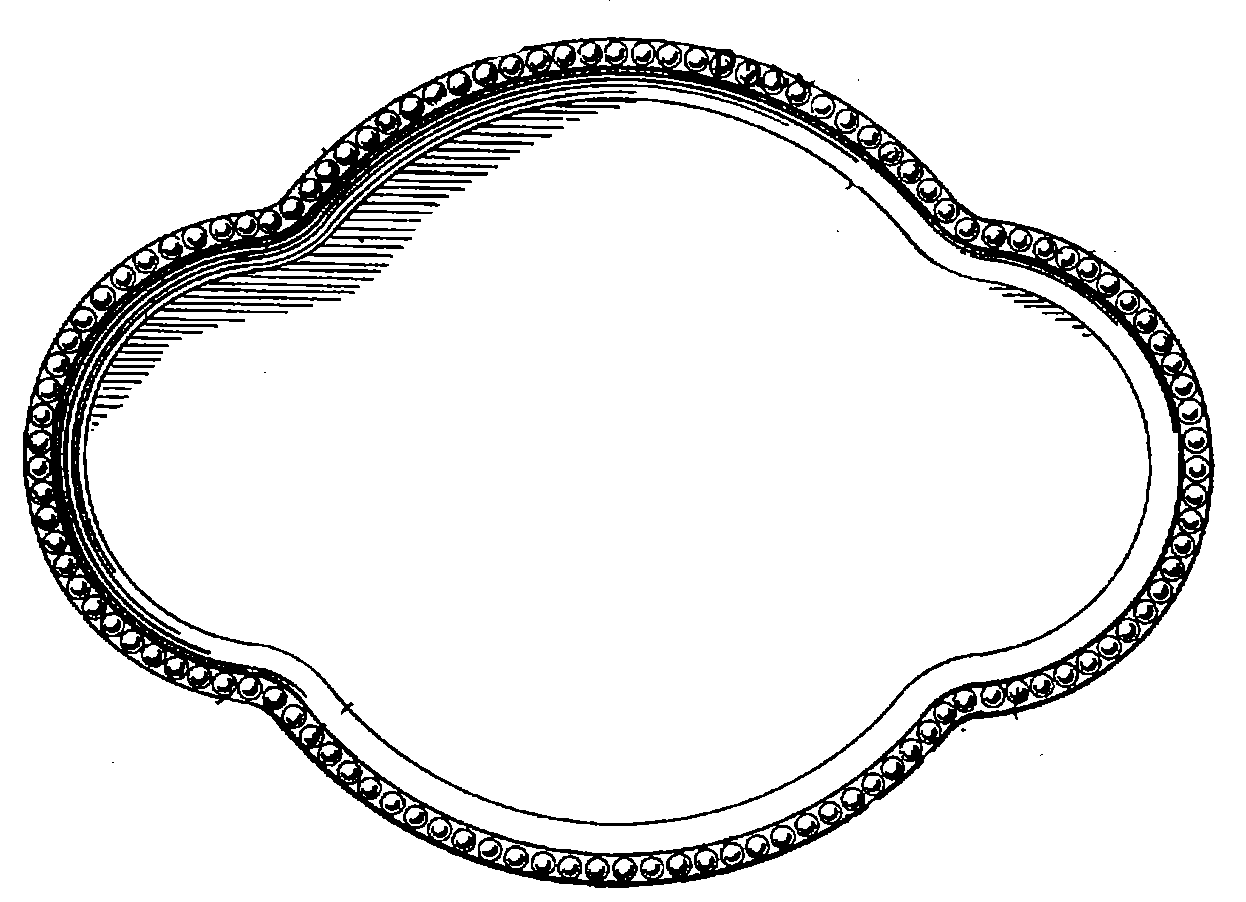 Example of a design for a symmetrical tray.  
