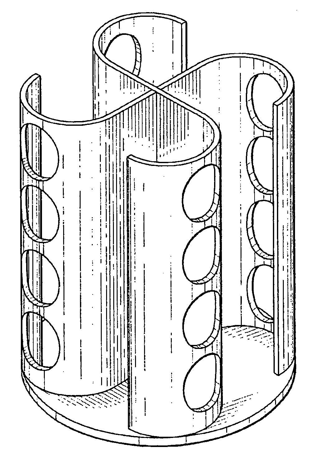 Example of a design for a condiment holder that rotates.
