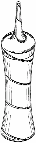 Example of a design for an applicator with a pointed tip.
