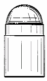 Example of a design for packaging that is an applicator fora stick type product.
