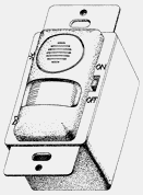 Figure 2. Example of a design for a motion or occupancy sensor that is part of a light fixture.
