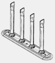 Figure 3. Example of a design for a traffic delineator.
