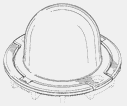 Figure 1. Example of a design for a round or domed warning light.
