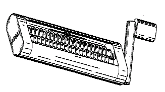 Example of a design for a document shredder.
