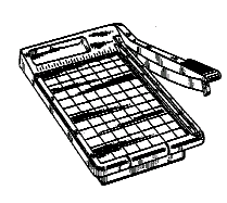 Example of a design for a guillotine-type document cutter.
