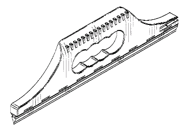 Caption:	 Example of a design for a squeegee.
