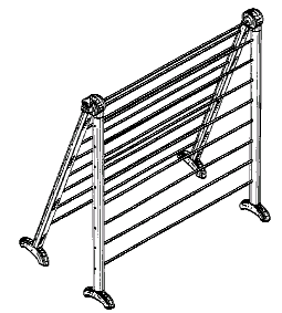 Caption:	 Example of a design for a drying rack.
