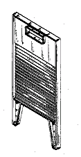 Caption:	 Example of a design for a washboard.
