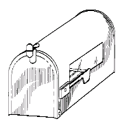 Caption:	 Example of a design for a mailbox.
